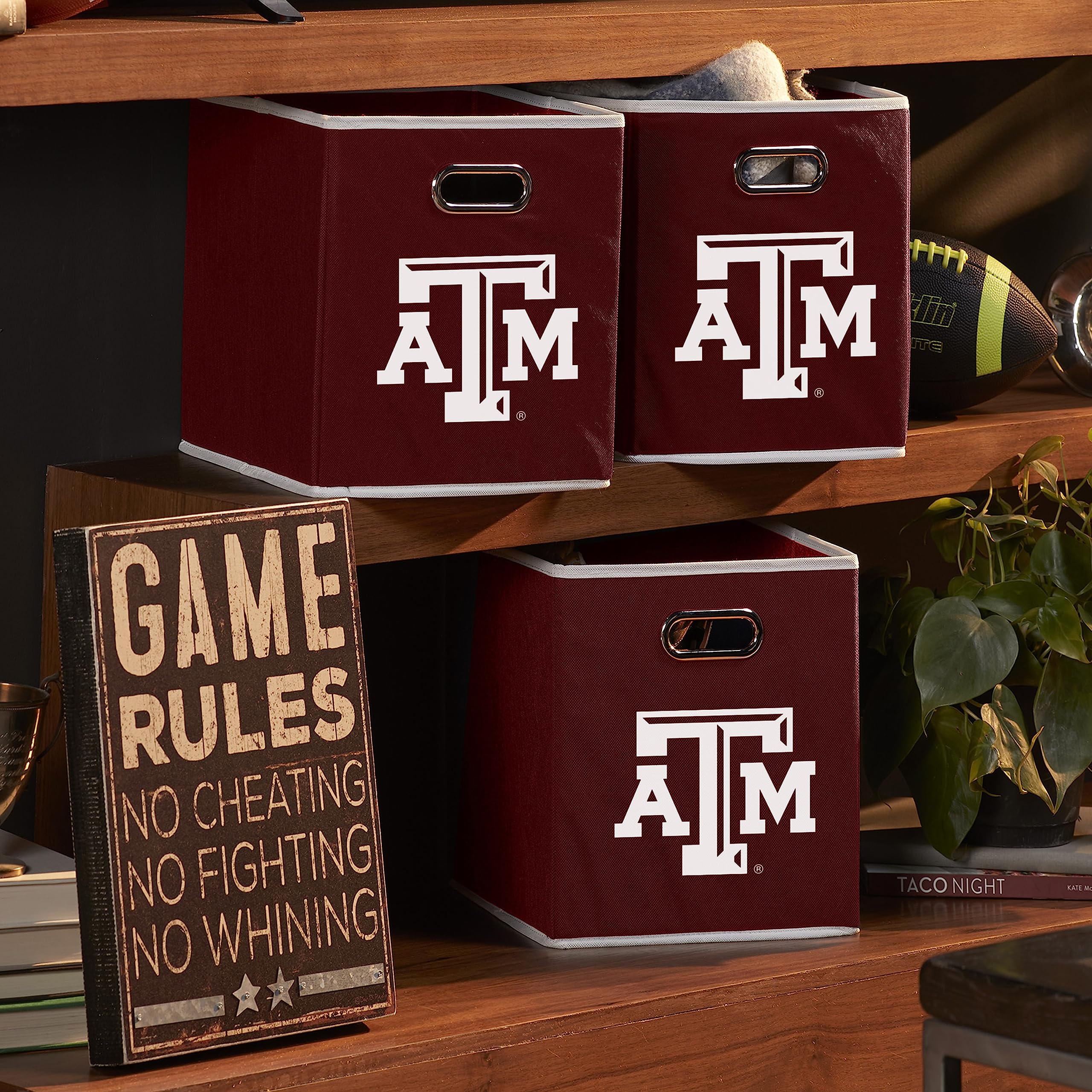 Foto 8 pulgar | Contenedor De Almacenamiento Franklin Sports Ncaa Texas A M Aggies - Venta Internacional.