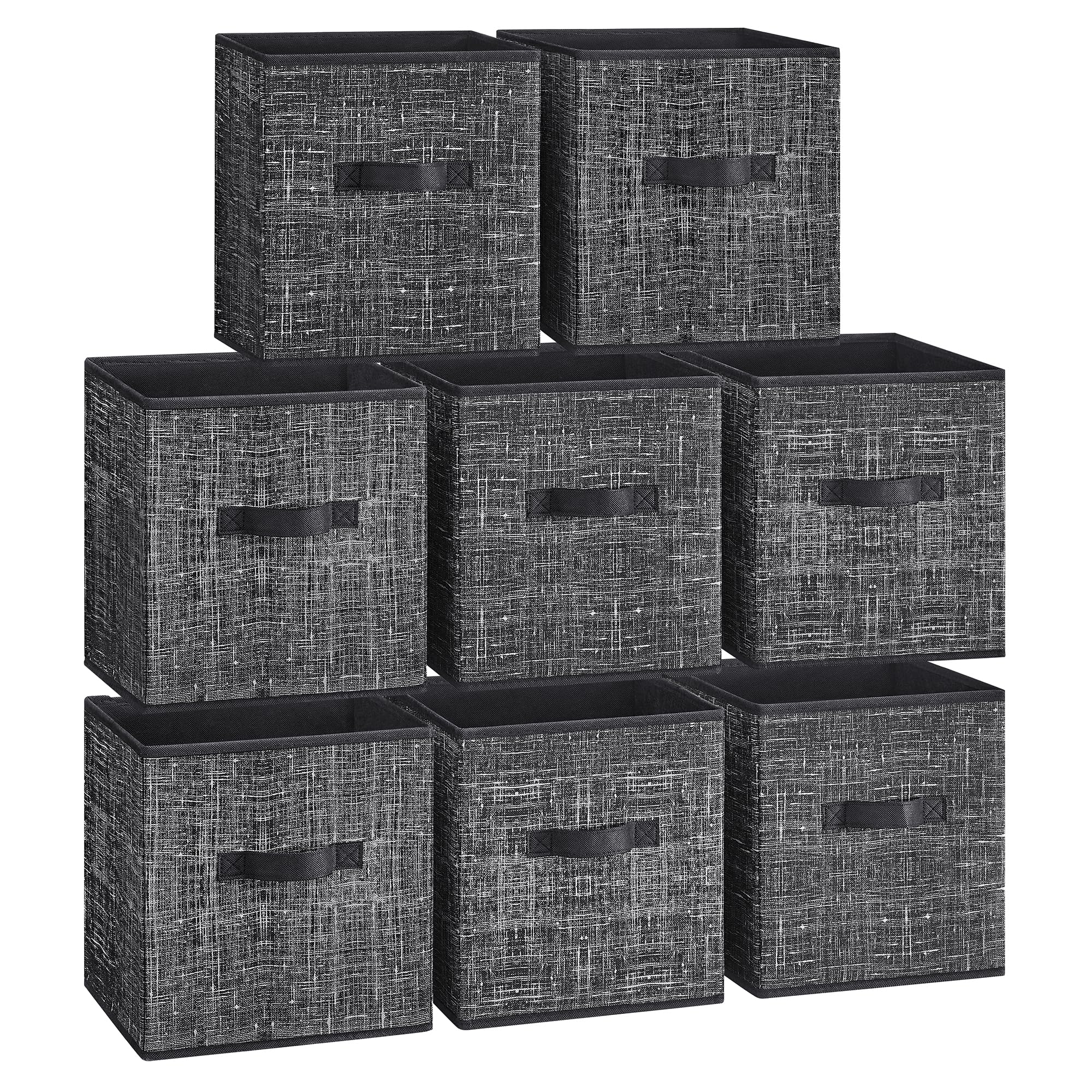 Foto 2 pulgar | Storage Cubes Songmics, Tela No Tejida, 28 Cm, Juego De 8 Unidades, Color Negro - Venta Internacional.