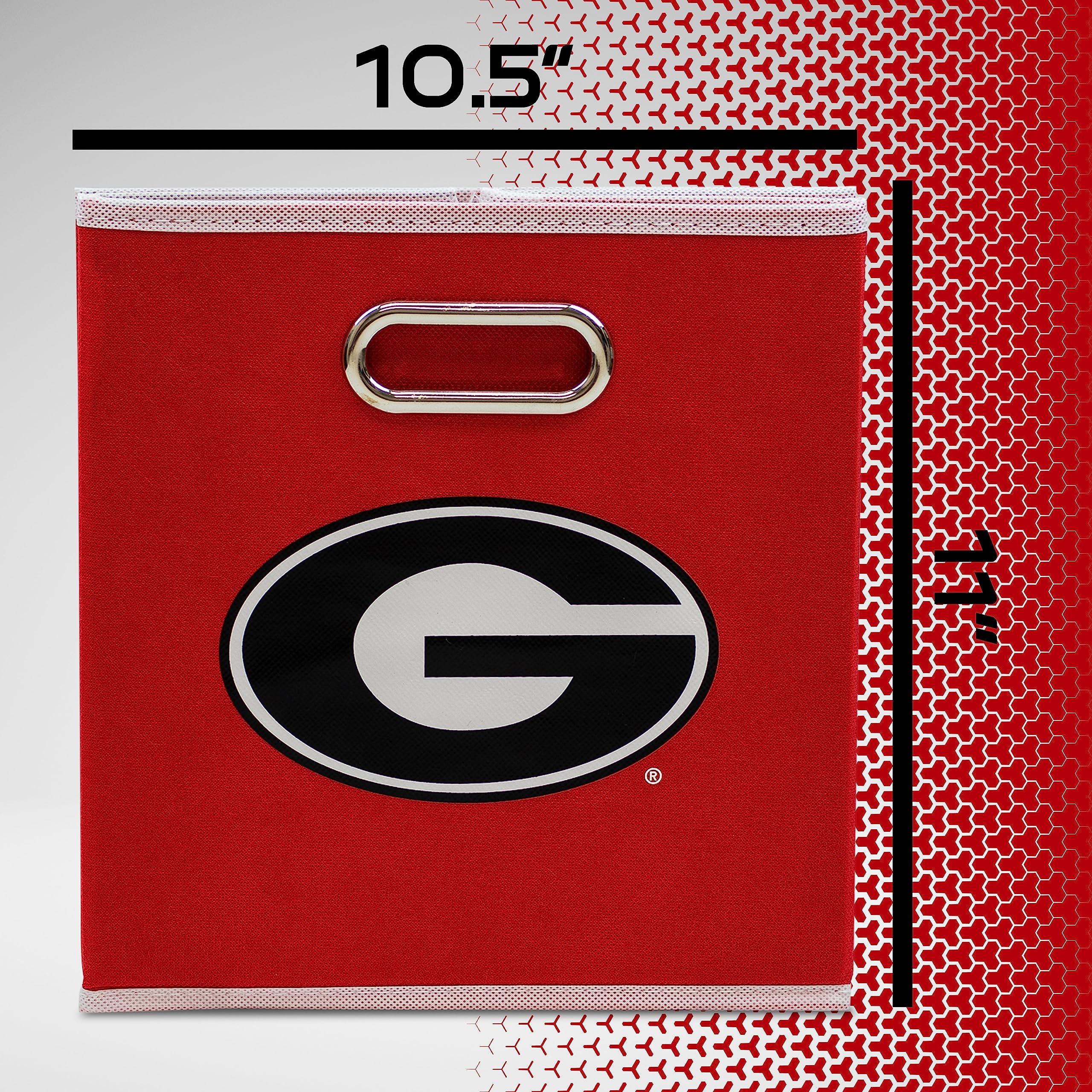 Foto 3 pulgar | Contenedor De Almacenamiento Franklin Sports Ncaa Georgia Bulldogs - Venta Internacional.