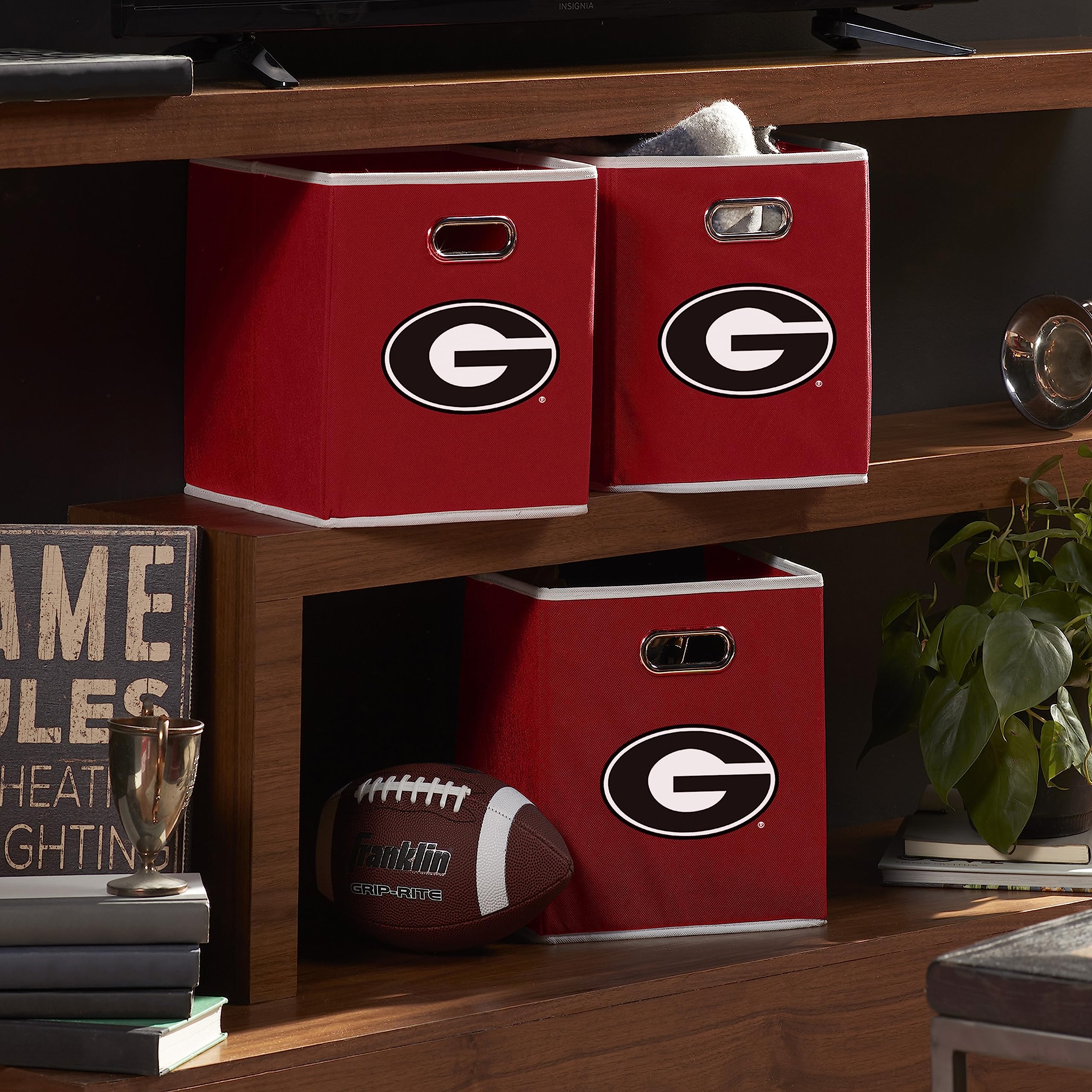Foto 7 | Contenedor De Almacenamiento Franklin Sports Ncaa Georgia Bulldogs - Venta Internacional.