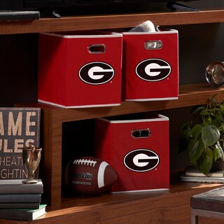 Foto 7 | Contenedor De Almacenamiento Franklin Sports Ncaa Georgia Bulldogs - Venta Internacional.