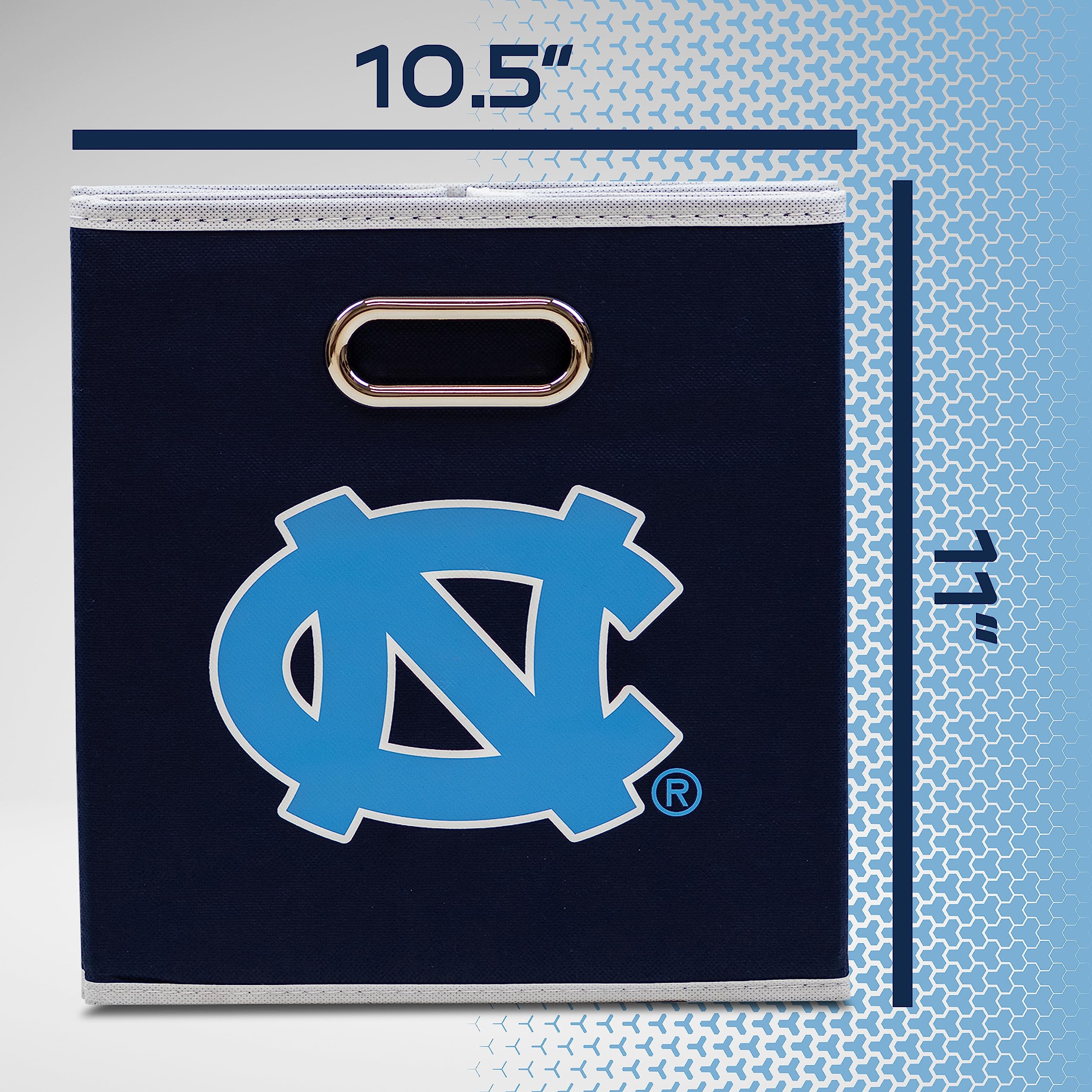 Foto 3 pulgar | Contenedor De Almacenamiento Franklin Sports Ncaa Unc Tarheels Deluxe - Venta Internacional.