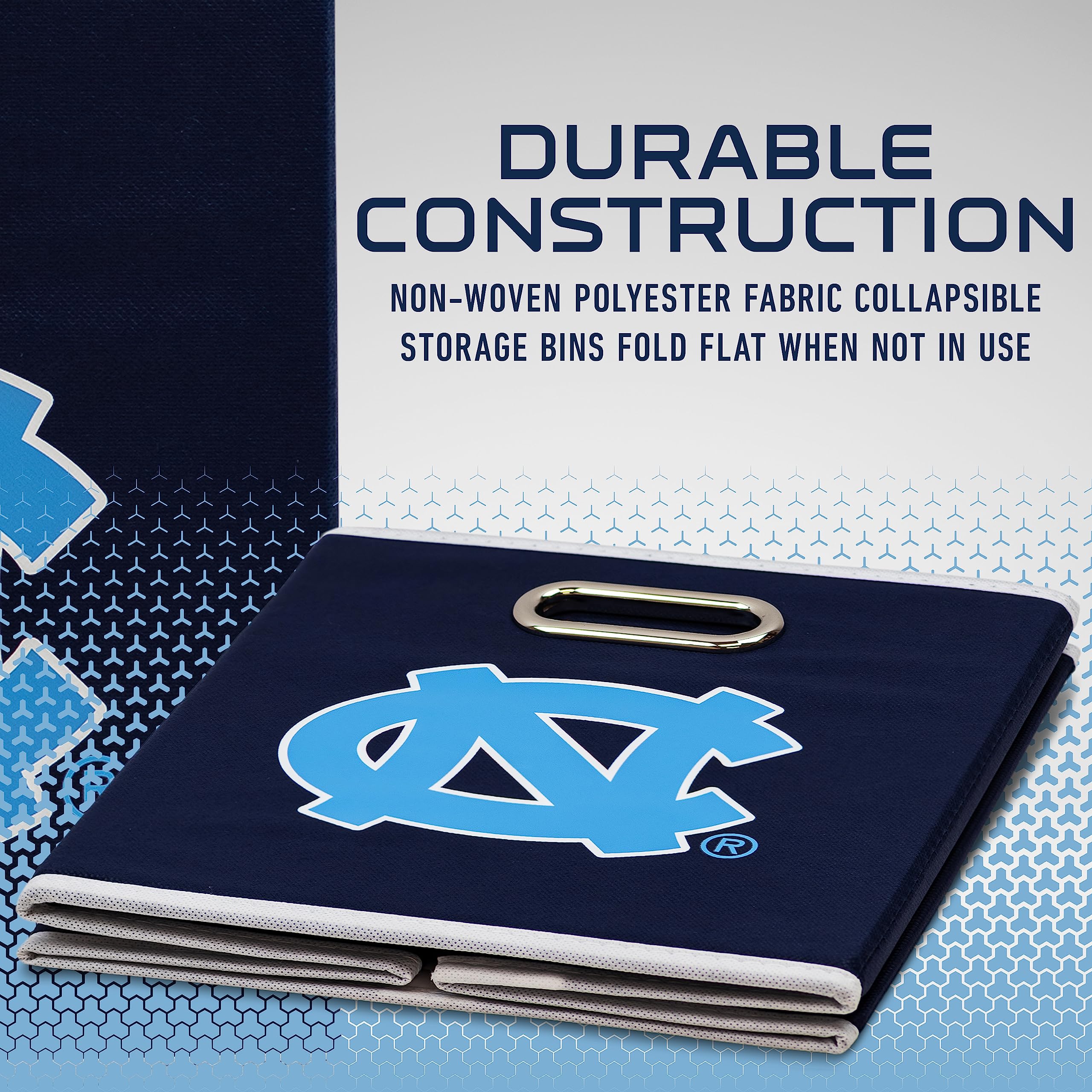 Foto 4 | Contenedor De Almacenamiento Franklin Sports Ncaa Unc Tarheels Deluxe - Venta Internacional.