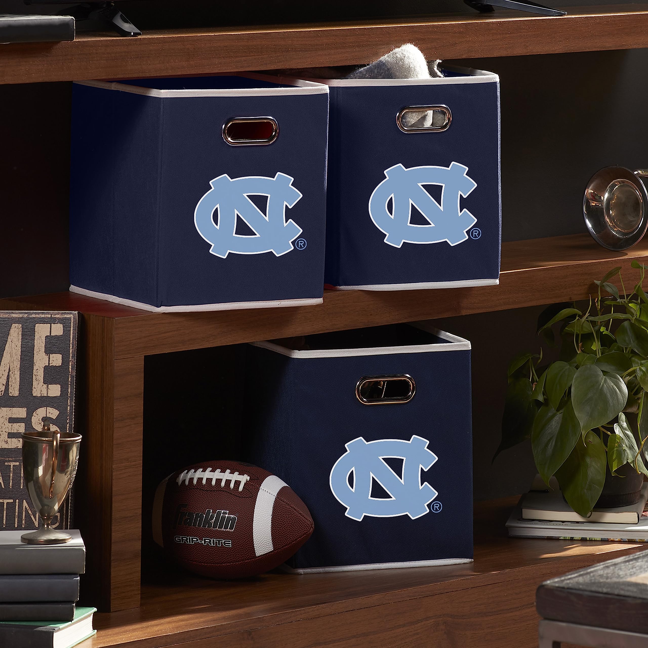 Foto 8 pulgar | Contenedor De Almacenamiento Franklin Sports Ncaa Unc Tarheels Deluxe - Venta Internacional.