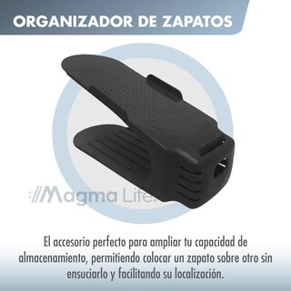 Foto 4 | Magma Life Organizador De Zapatos Con Doble Ranura: Paquete De 10 Unidades Para Mantener Tus Zapatos Ordenados