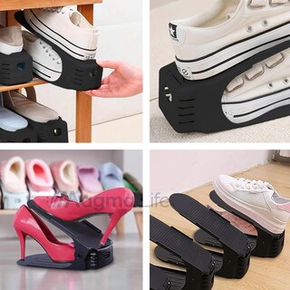 Foto 6 | Magma Life Organizador De Zapatos Con Doble Ranura: Paquete De 10 Unidades Para Mantener Tus Zapatos Ordenados