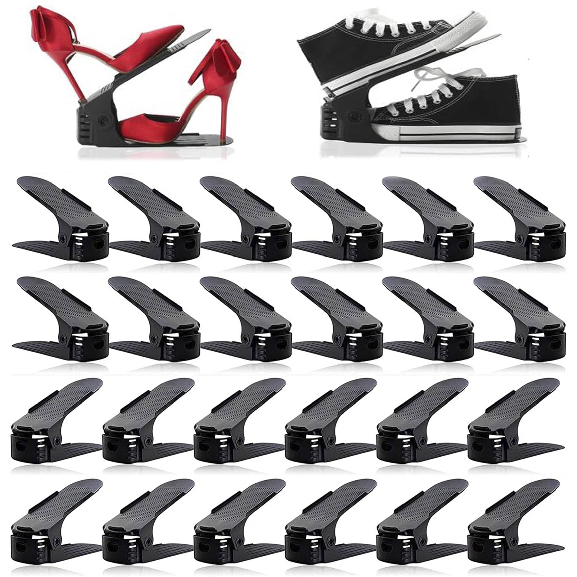 Foto 9 pulgar | Magma Life Organizador De Zapatos Con Doble Ranura: Paquete De 10 Unidades Para Mantener Tus Zapatos Ordenados