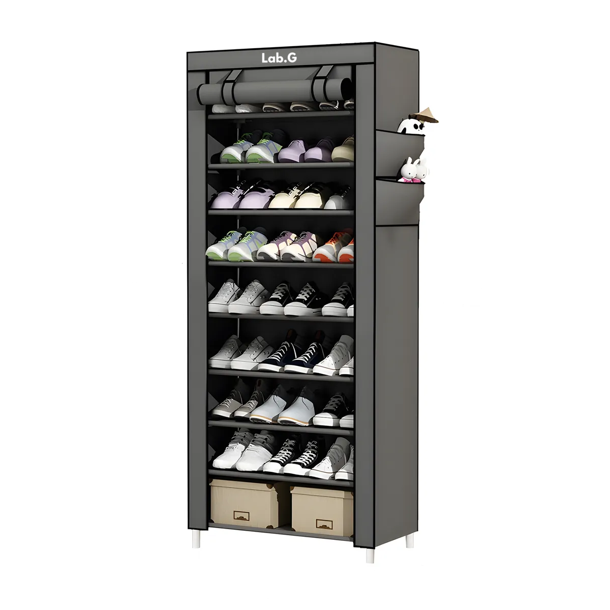 Foto 1 | Zapatera Closet Organizador 9 Niveles 27 Pares Lab.g Negro