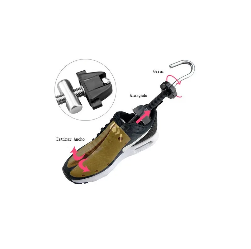 Foto 4 pulgar | Estirador Zapatos De Plástico Para Hombre Y Mujer Ajustable  Amarillo