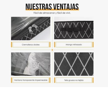 Foto 2 | Zapatera Plegable Bajo Cama 2pz Organizador 24 Pares Zapatos