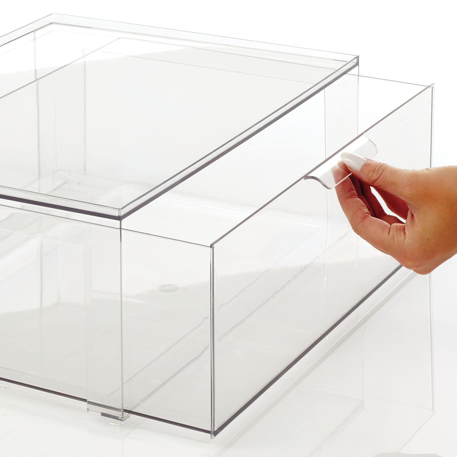 Foto 7 | Papelera Organizadora De Almacenamiento Mdesign Lumiere Con Cajón Delantero - Venta Internacional.