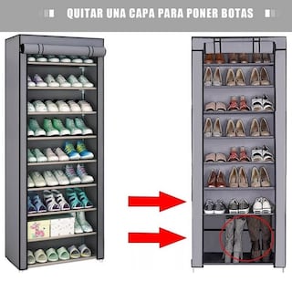 Foto 5 | Zapatera/organizador De Zapatos Con Cubierta Antipolvo