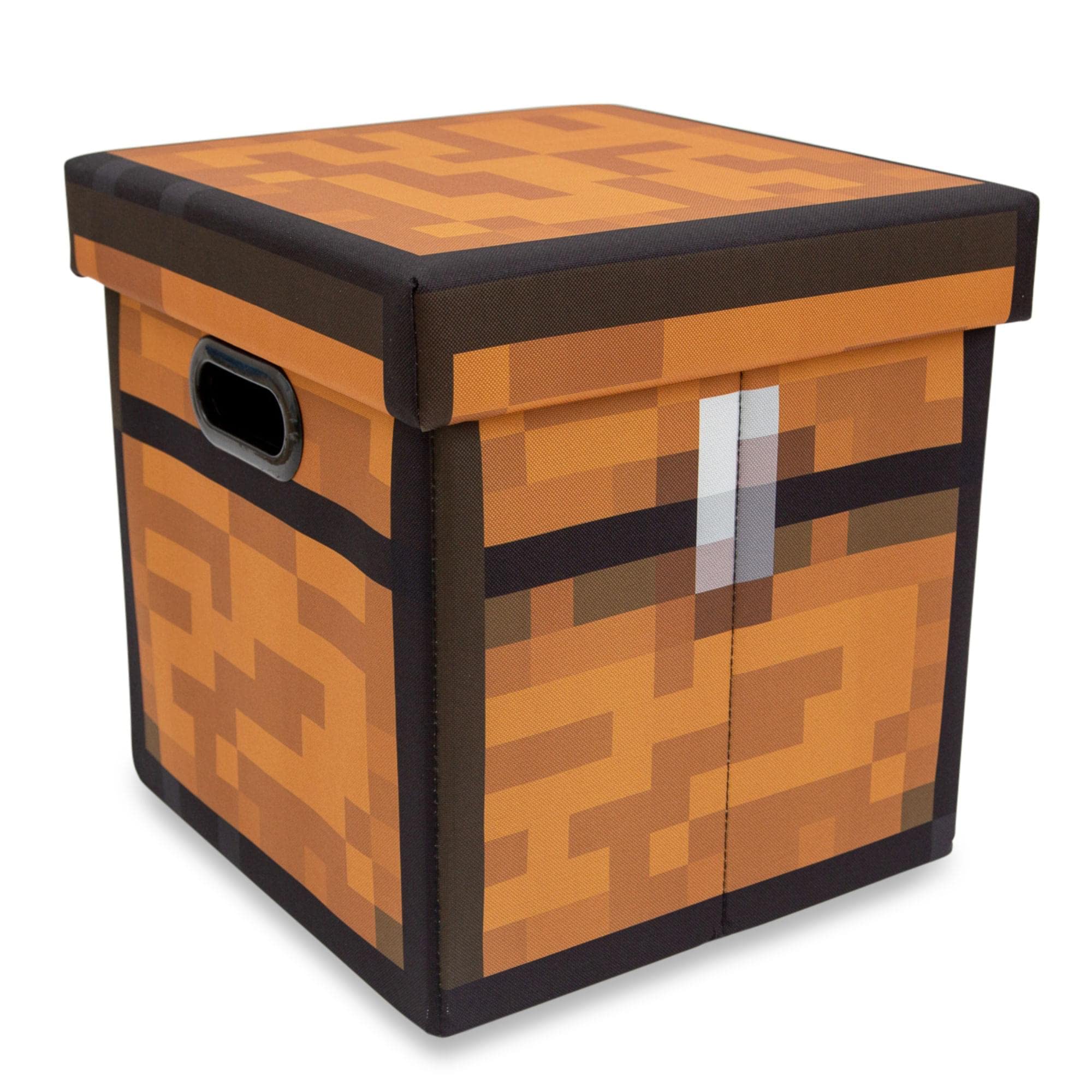 Foto 2 pulgar | Baúl De Almacenamiento Minecraft  Cofre Marrón De 33 Cm Con Tapa - Venta Internacional.