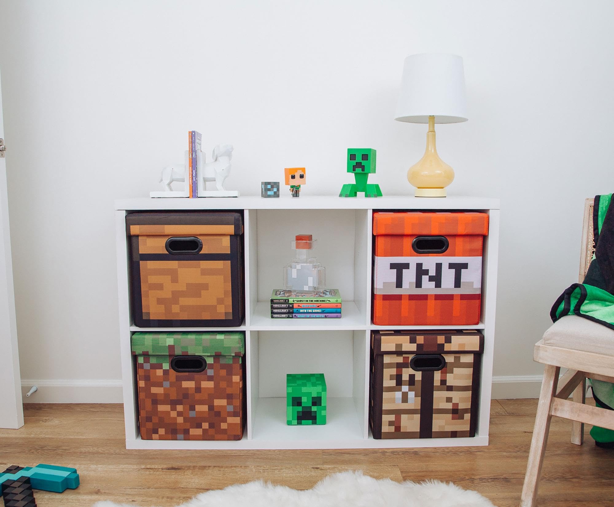 Foto 7 pulgar | Baúl De Almacenamiento Minecraft  Cofre Marrón De 33 Cm Con Tapa - Venta Internacional.