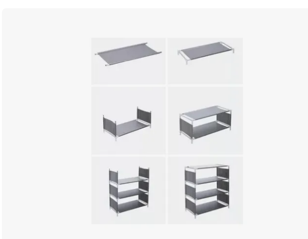 Foto 4 pulgar | Organizador Fácil De Transportar 5 Niveles Rack Zapatera