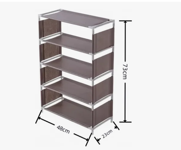 Foto 5 pulgar | Organizador Fácil De Transportar 5 Niveles Rack Zapatera