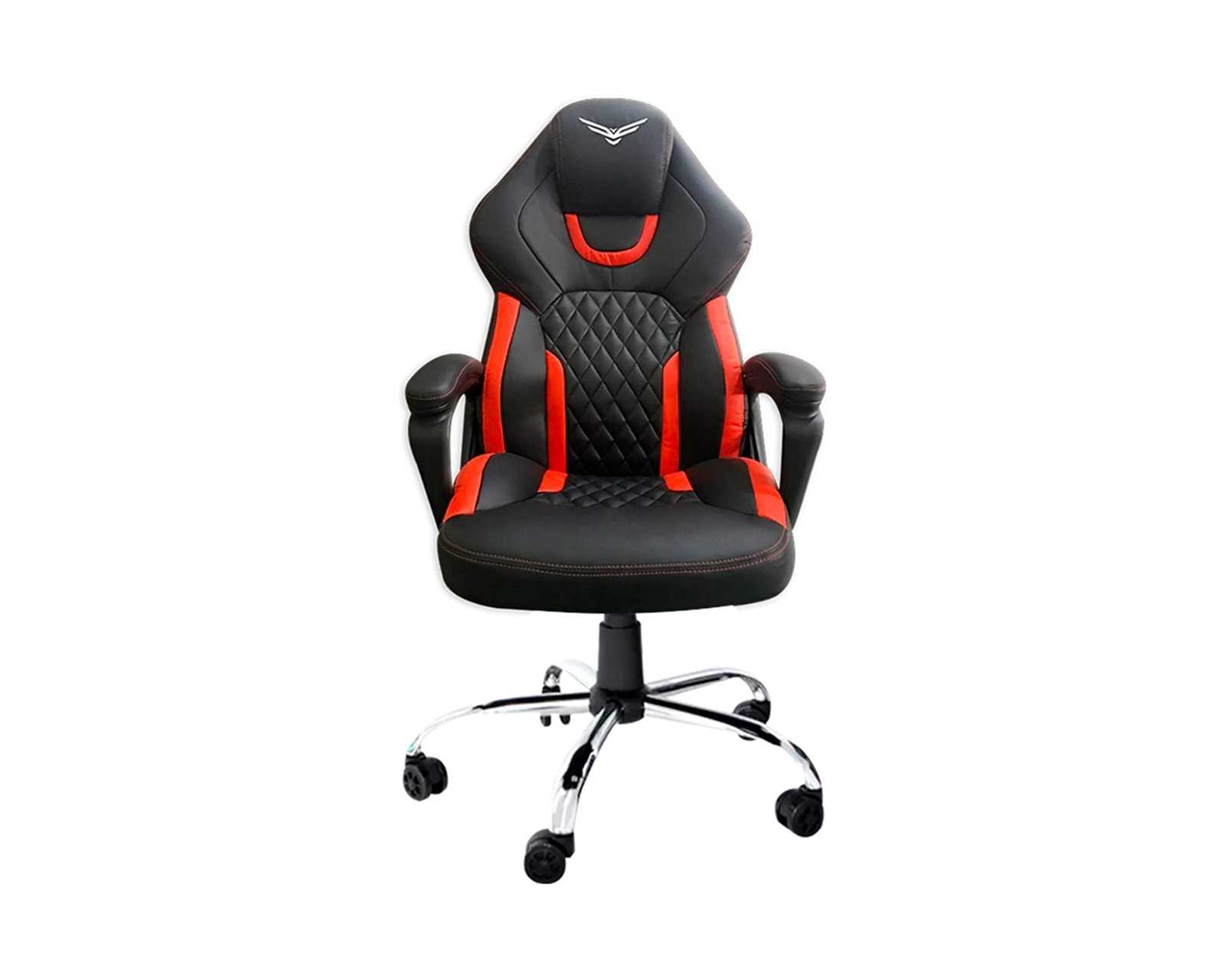 Foto 2 pulgar | Silla Gamer Naceb Tank Piel Sintetica Na-0913, Negro/rojo