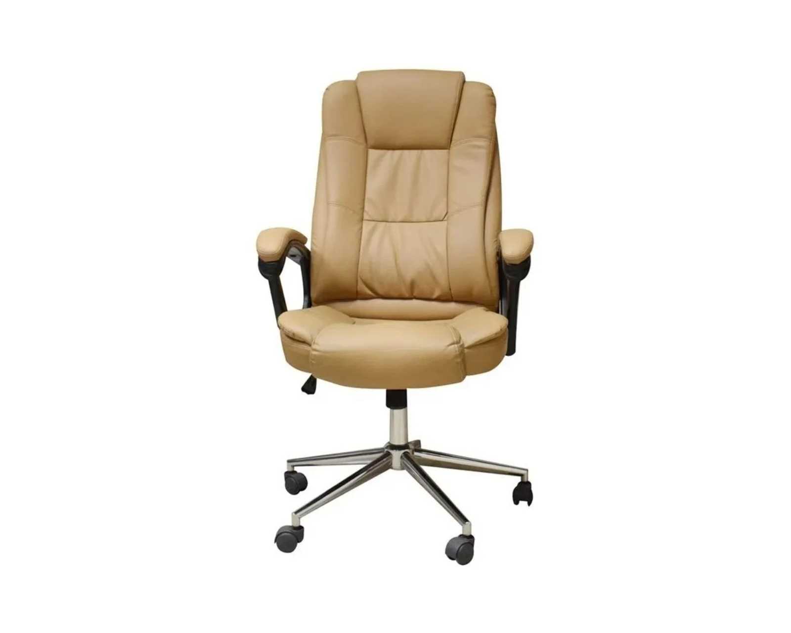 Silla Ejecutiva Naceb Technology Na-0930c Vinipiel Semi Reclinable color Café