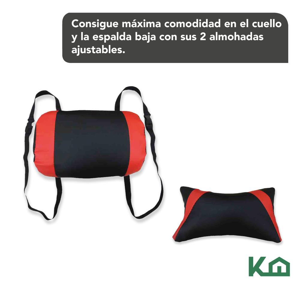 Foto 6 | Silla Gamer Impulso Escritorio Ajustable Ergonómica Cromada Oficina