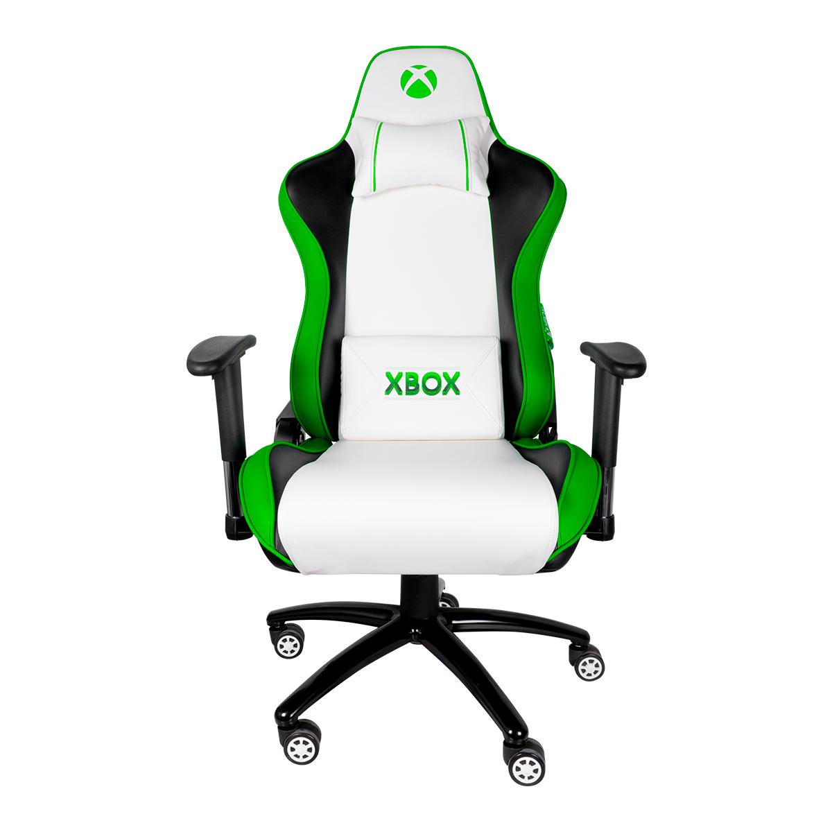 Foto 2 pulgar | Silla Xbox Pro Gamer Koskin Blanco/verde Brazos 2d Inclinación 90°-160° Hasta 120 Kg (altsx-g6)