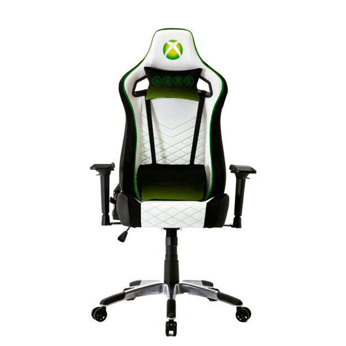 Silla Xbox Elite Gamer Koskin/velur Blanco/negro Brazos 4d Inclinación 90°-160° Hasta 120 Kg (altsx- $10,627