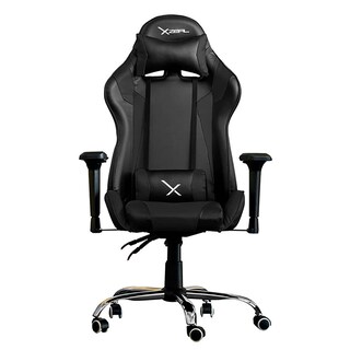 Foto 1 | Silla Gamer Xzeal Negra Acero, Pvc Alto Desempeño (zxsxz10b)