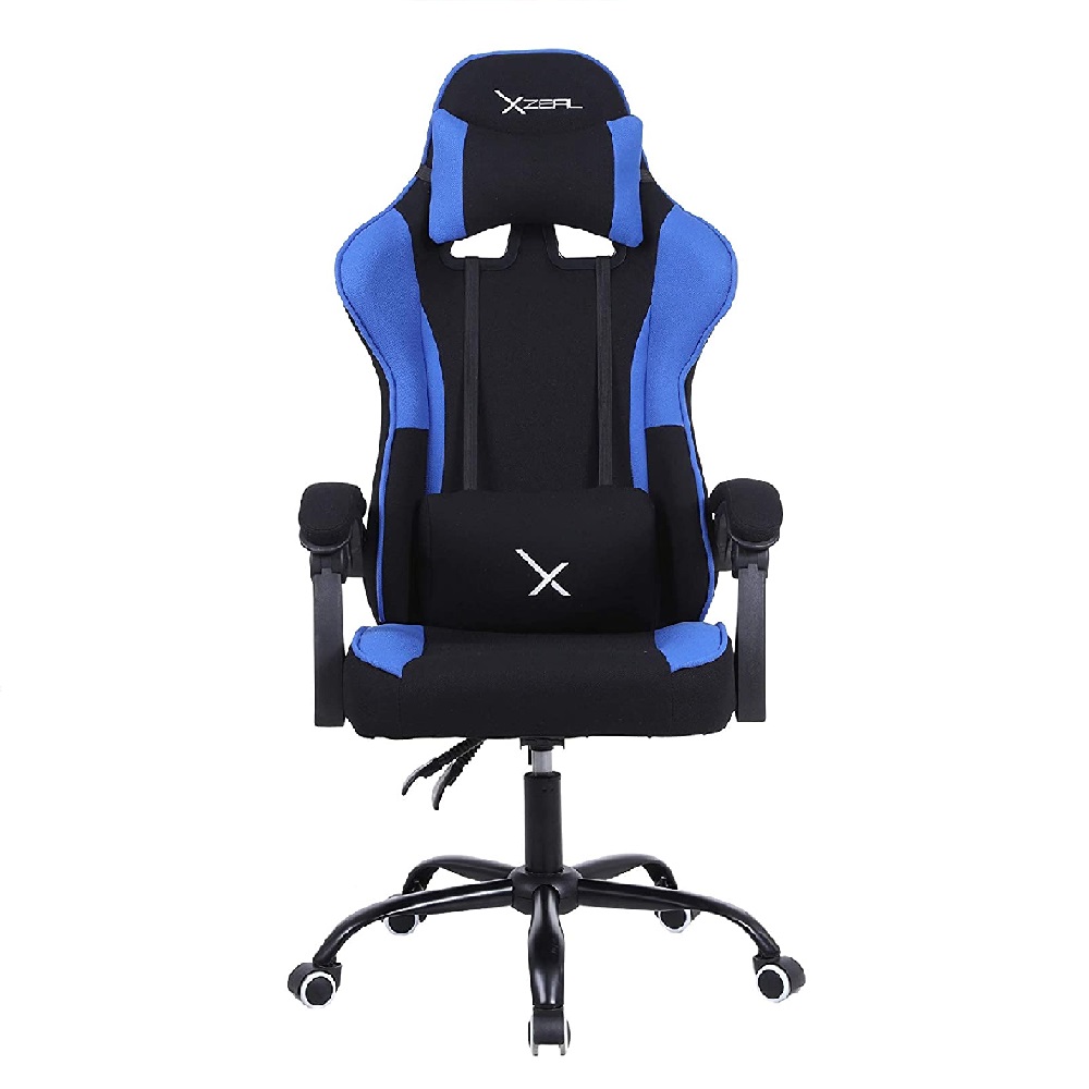 Foto 2 pulgar | Silla Gamer Xzeal Xz20 Neg/az Acero Textil Alto Desempeño (xzsxz20a)