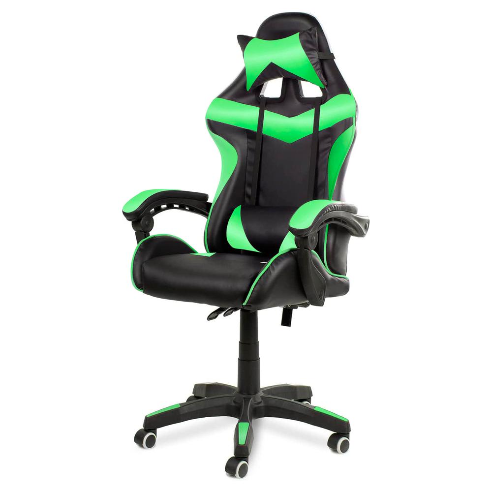 Foto 2 pulgar | Silla Gamer Urban Design DA2606-2 color Verde Reclinable 135°