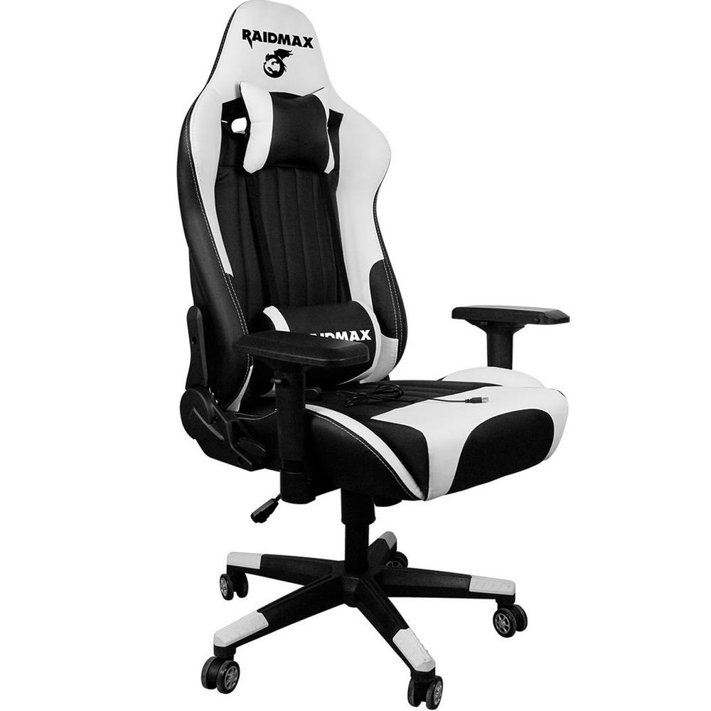 Foto 3 pulgar | Silla Gamer Raidmax Drakon DK707-WT color Blanco Reclinable Ajustable Ergonómica