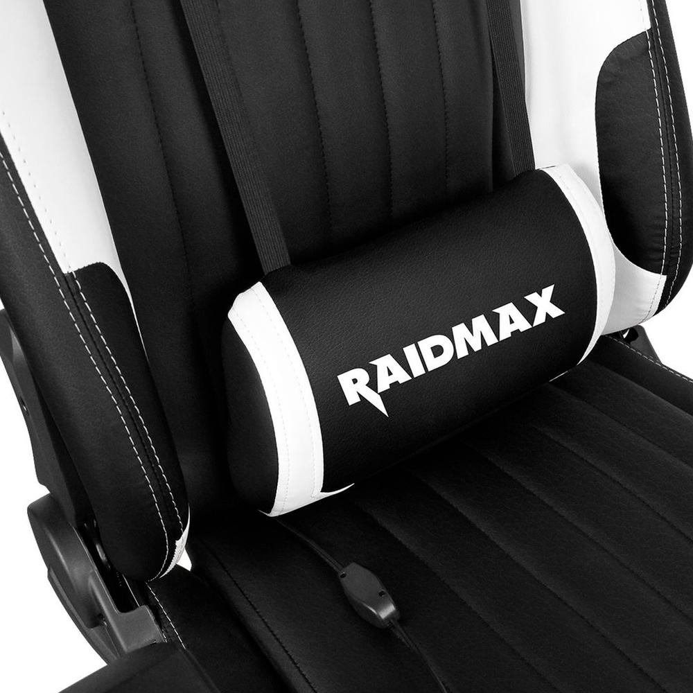 Foto 6 pulgar | Silla Gamer Raidmax Drakon DK707-WT color Blanco Reclinable Ajustable Ergonómica