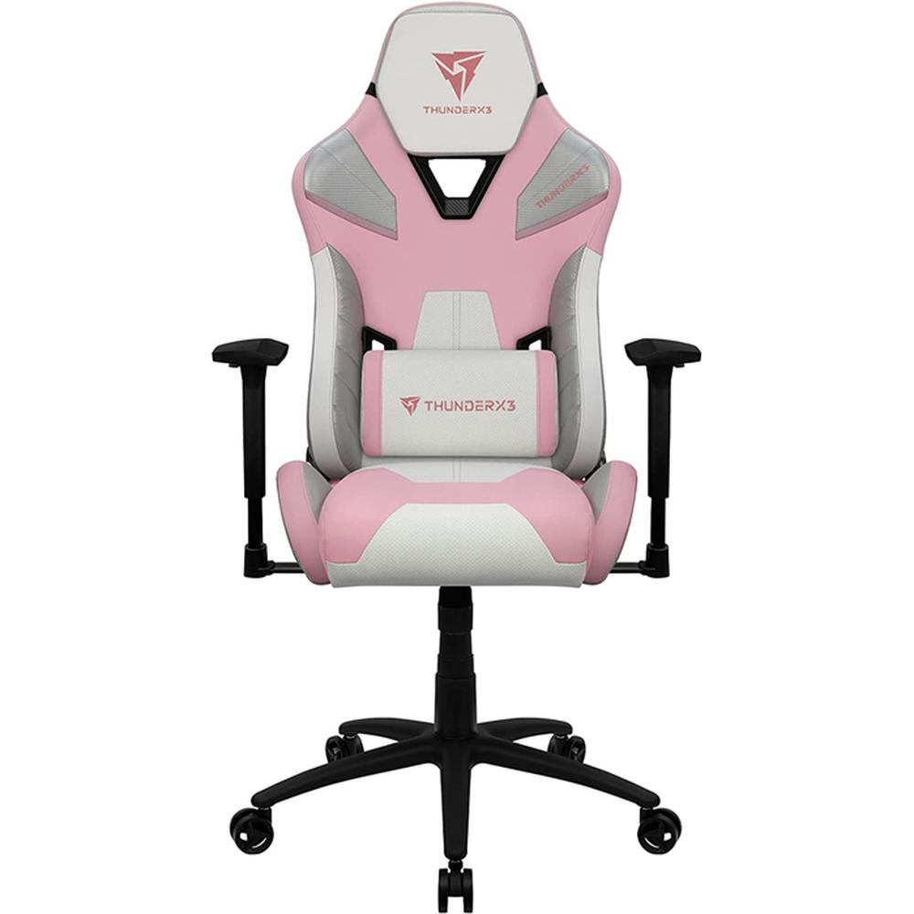 Foto 2 pulgar | Silla Gamer Thunder X3 Tc5 Sakura White Ergonómico Ajustable Color Blanco-Rosa