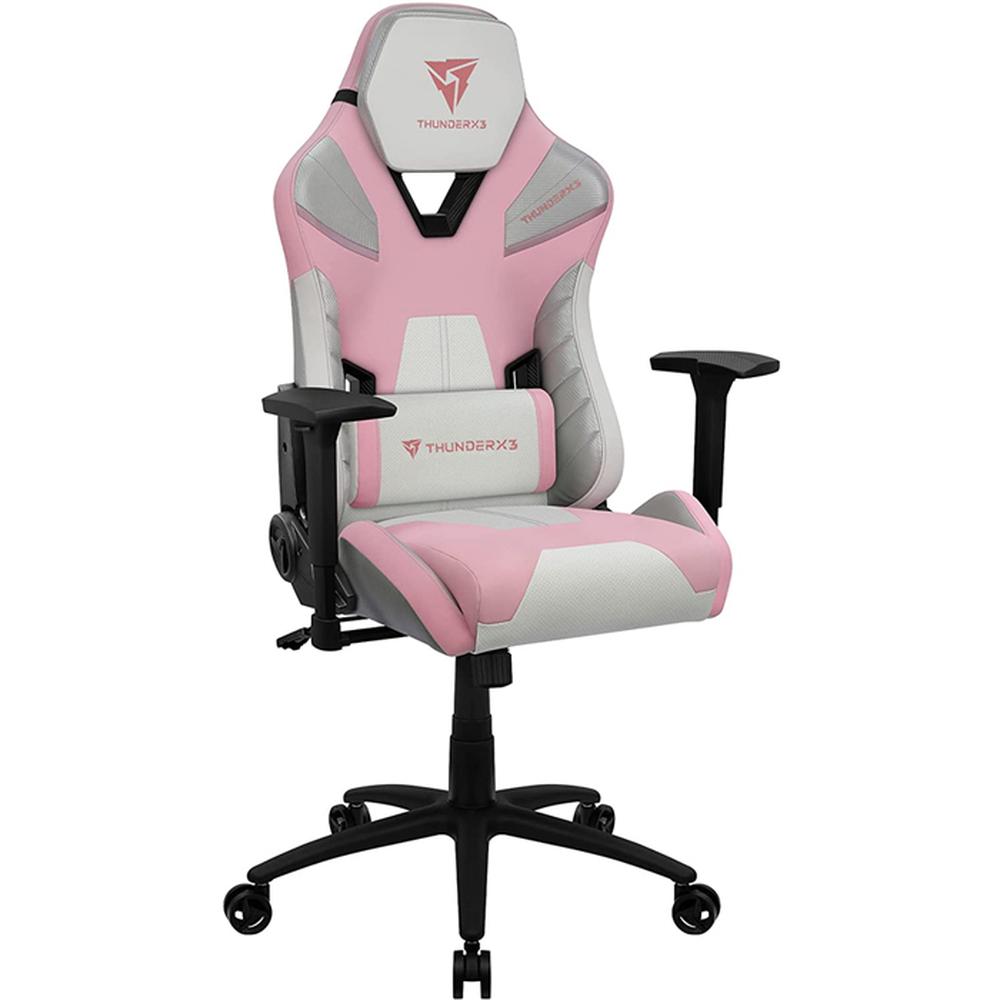 Foto 3 pulgar | Silla Gamer Thunder X3 Tc5 Sakura White Ergonómico Ajustable Color Blanco-Rosa