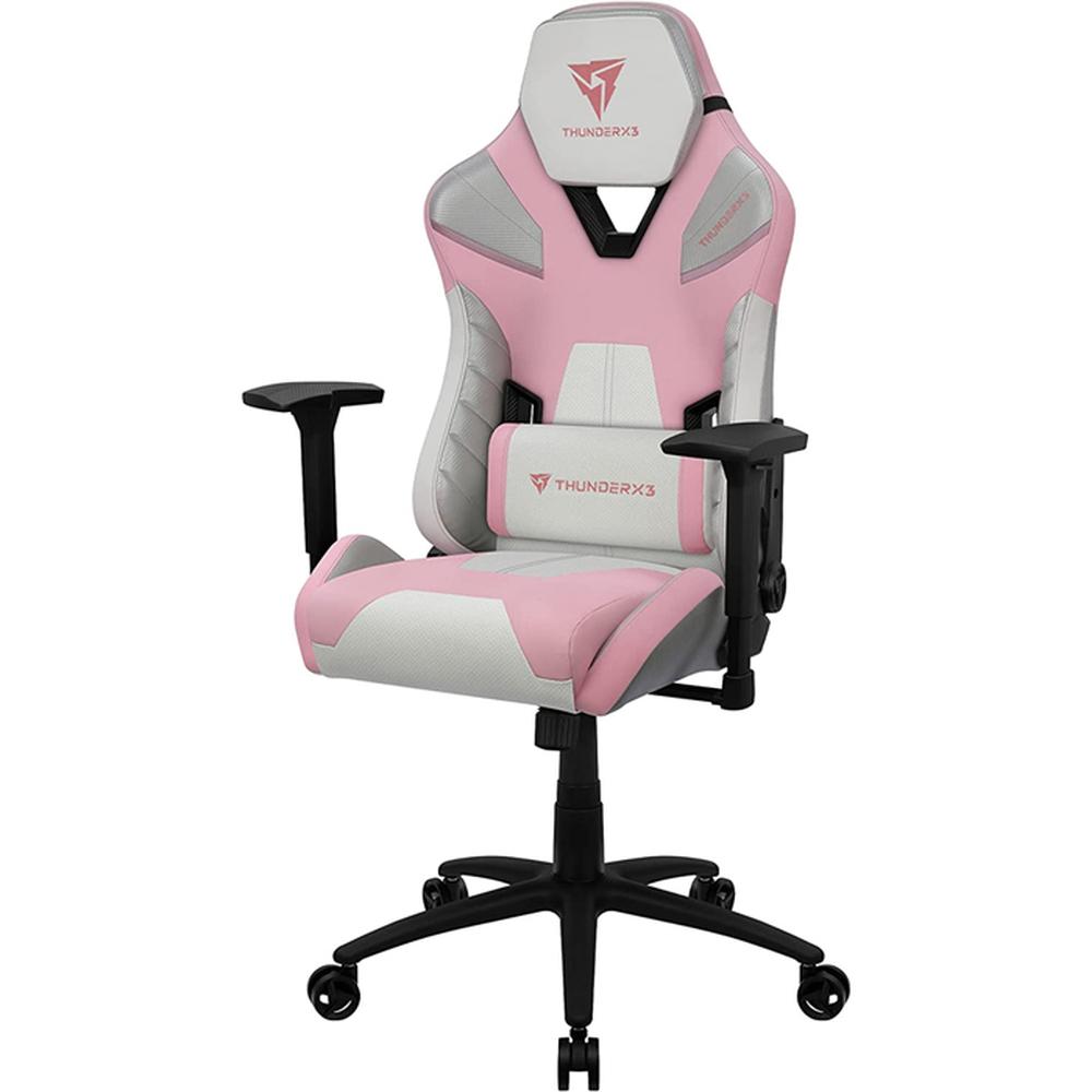 Foto 4 pulgar | Silla Gamer Thunder X3 Tc5 Sakura White Ergonómico Ajustable Color Blanco-Rosa