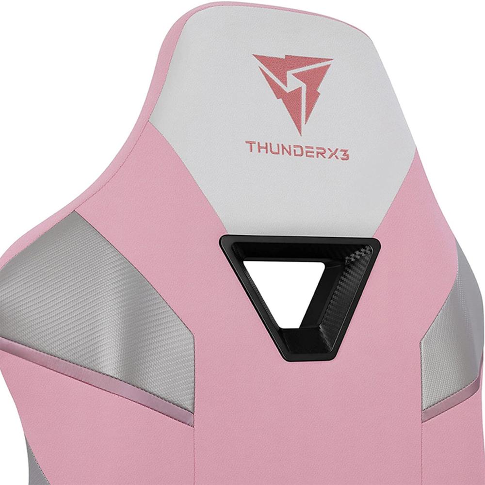 Foto 7 pulgar | Silla Gamer Thunder X3 Tc5 Sakura White Ergonómico Ajustable Color Blanco-Rosa