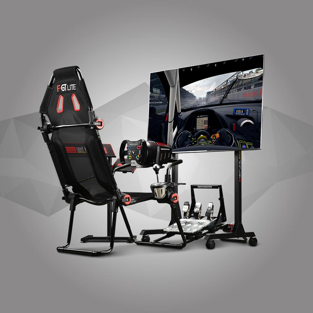 Foto 9 pulgar | Asiento Simulador Plegable Gaming Racing F-gt Lite