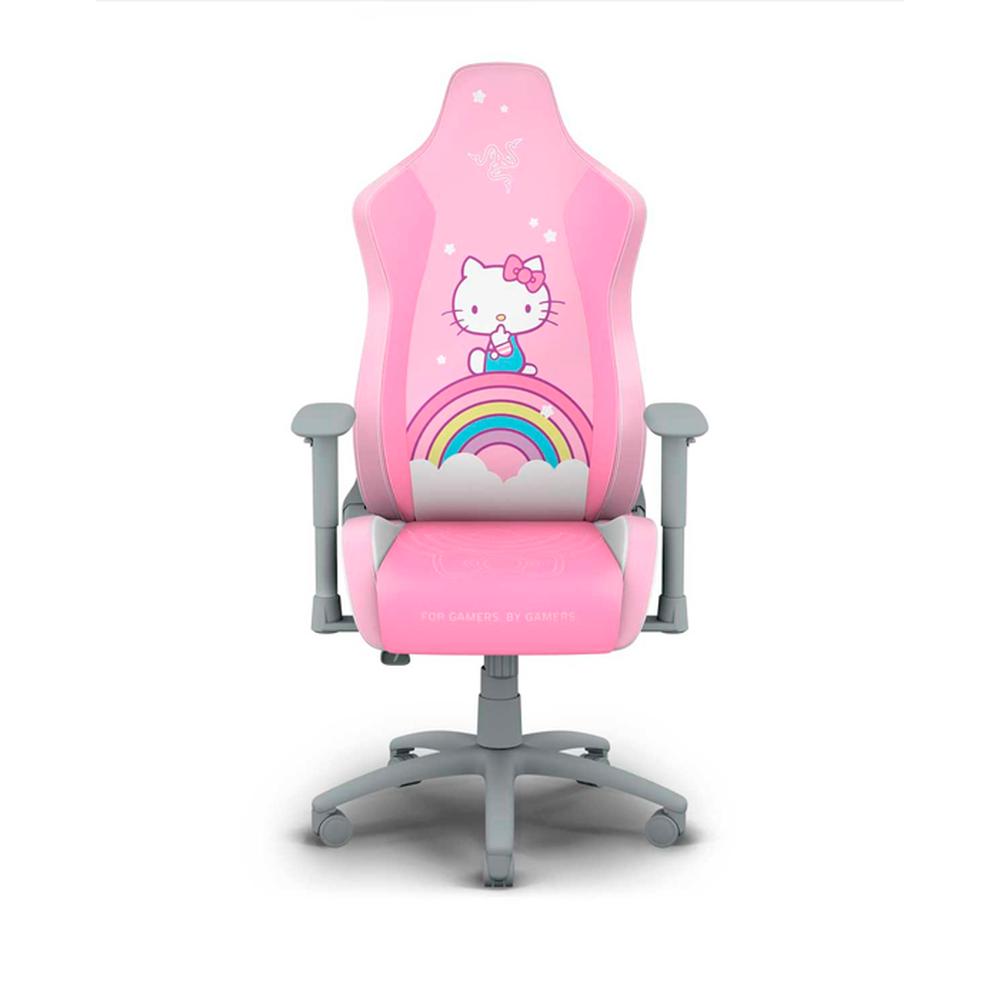 Foto 2 pulgar | Silla Gamer Razer color Rosa - Hello Kitty