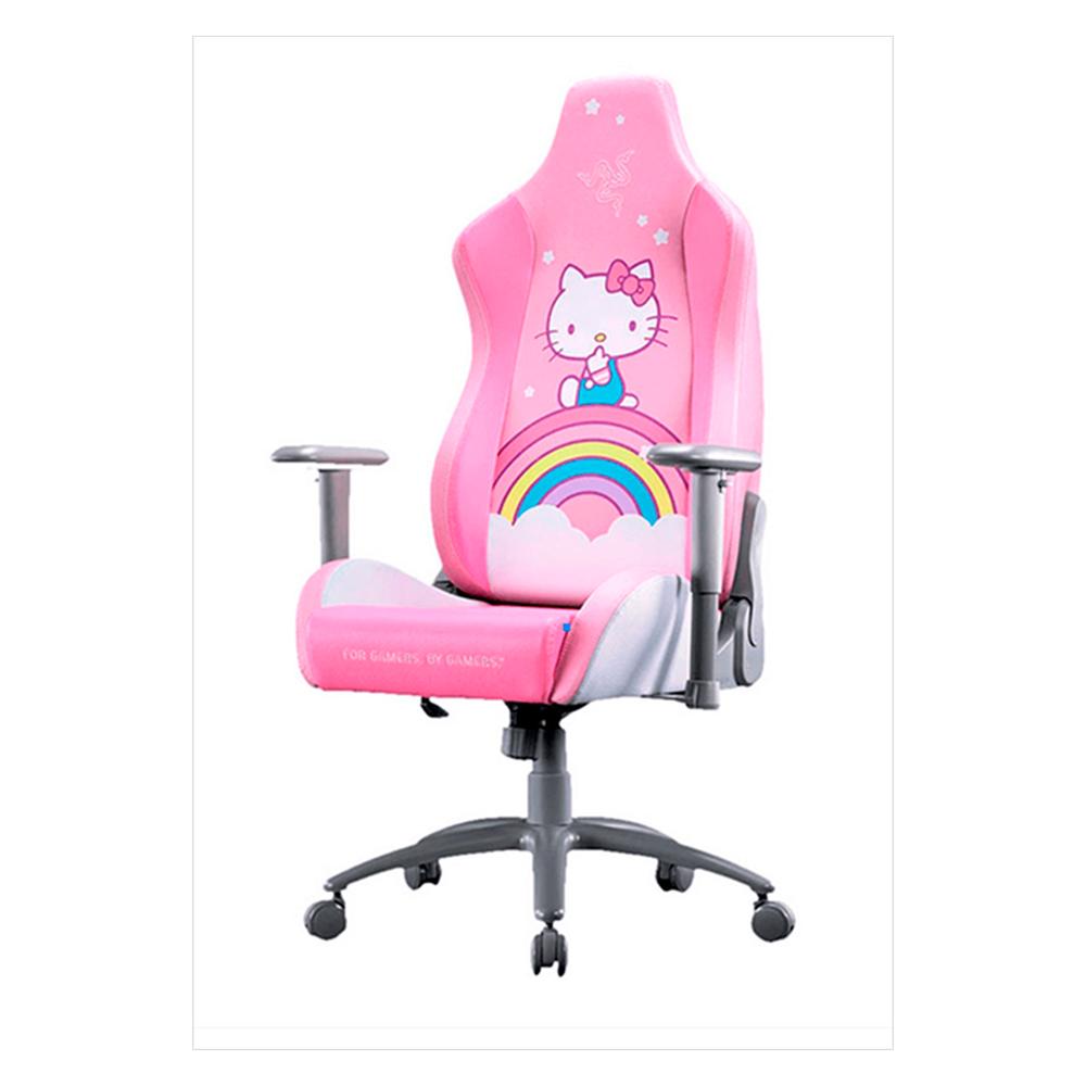 Foto 3 pulgar | Silla Gamer Razer color Rosa - Hello Kitty