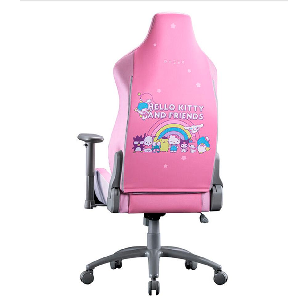 Foto 5 pulgar | Silla Gamer Razer color Rosa - Hello Kitty