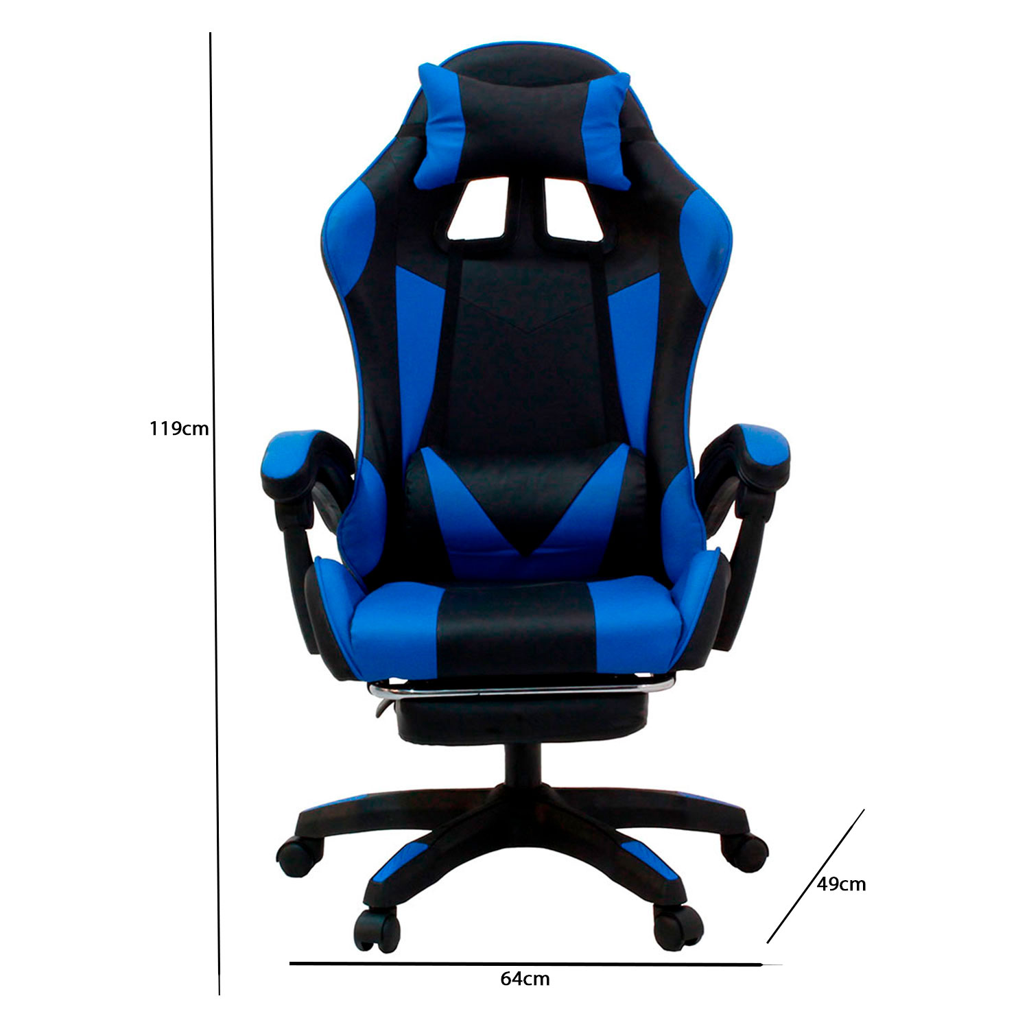 Foto 4 pulgar | Silla Gamer Bossa Rx-5000 color Azul