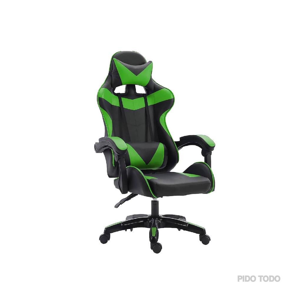 Foto 2 pulgar | Silla Gamer Titano para Escritorio Ergonómica color Verde