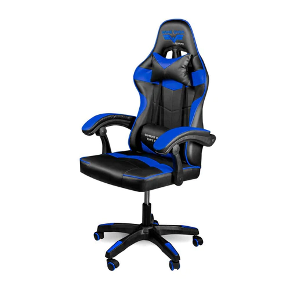 Foto 4 pulgar | Silla Gamer Steelpro Rocket color Negro y Azul Ergonómica