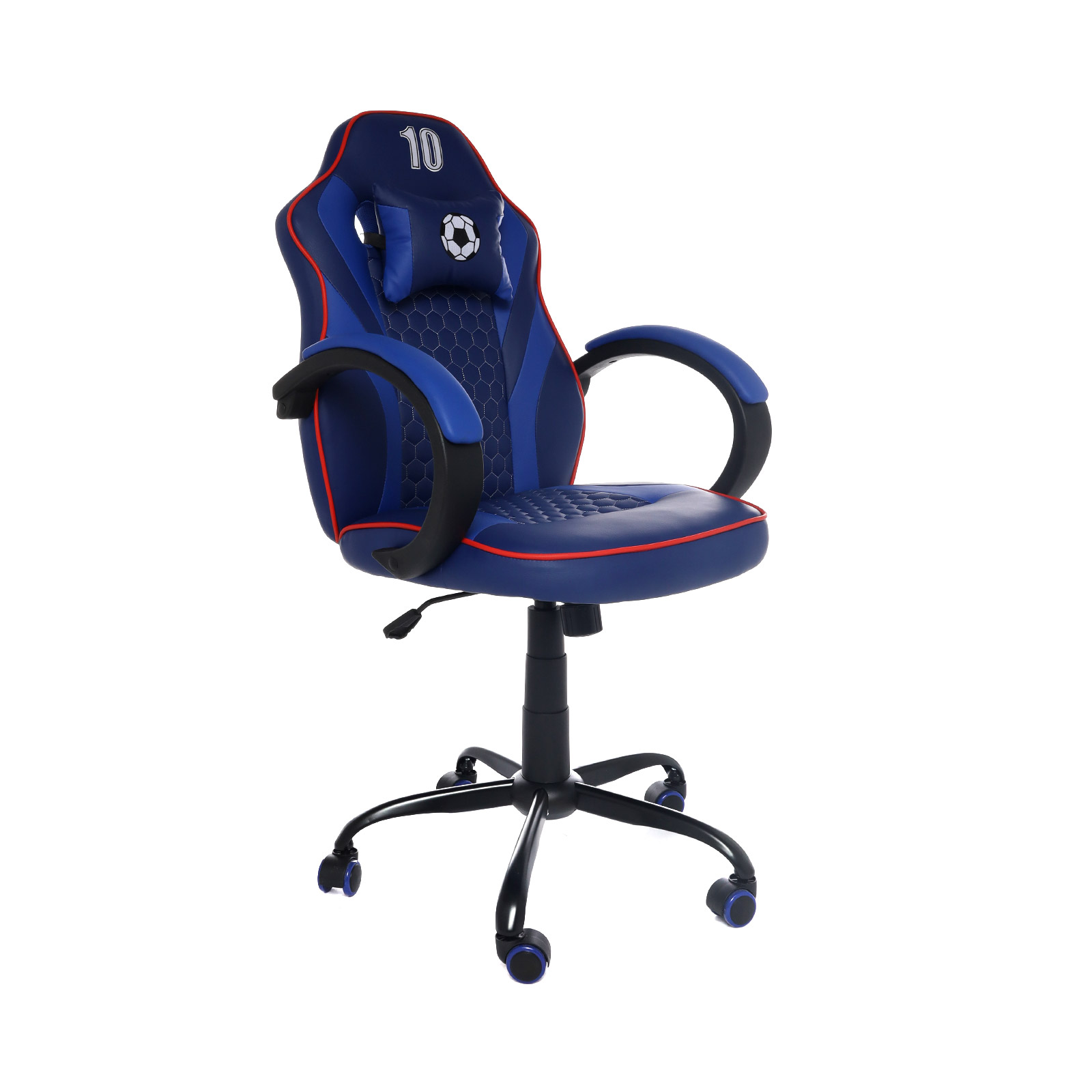 Foto 3 pulgar | Silla Gamer EKE Life Home G2226 color Azul Reclinable Ergonómica Cómoda