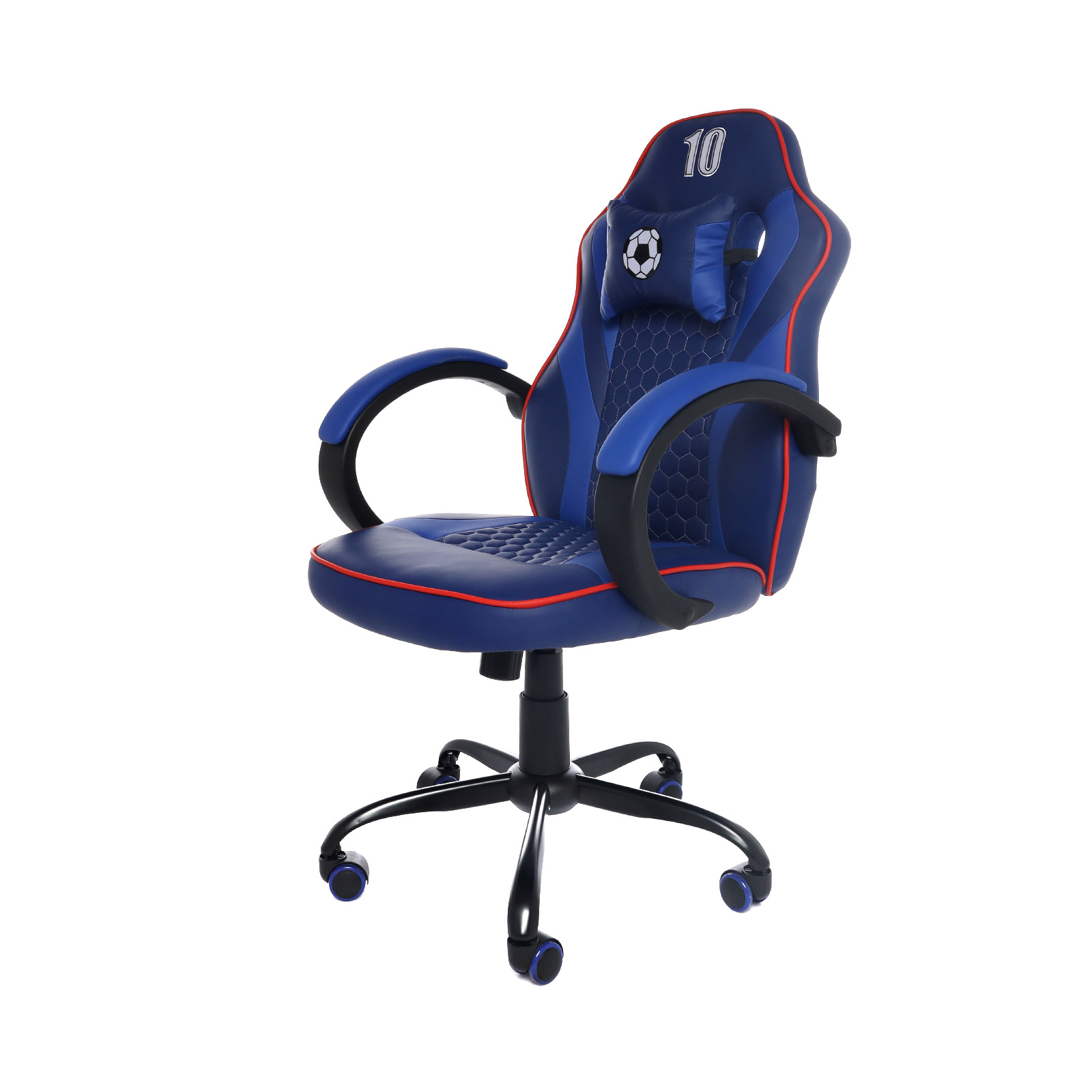 Foto 4 pulgar | Silla Gamer EKE Life Home G2226 color Azul Reclinable Ergonómica Cómoda