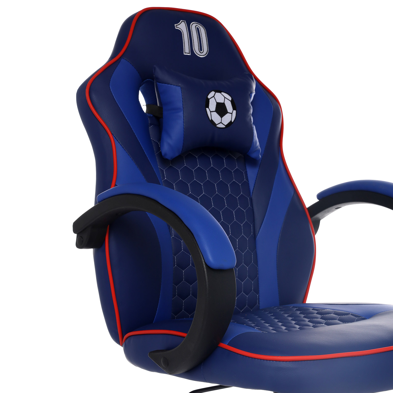 Foto 6 pulgar | Silla Gamer EKE Life Home G2226 color Azul Reclinable Ergonómica Cómoda