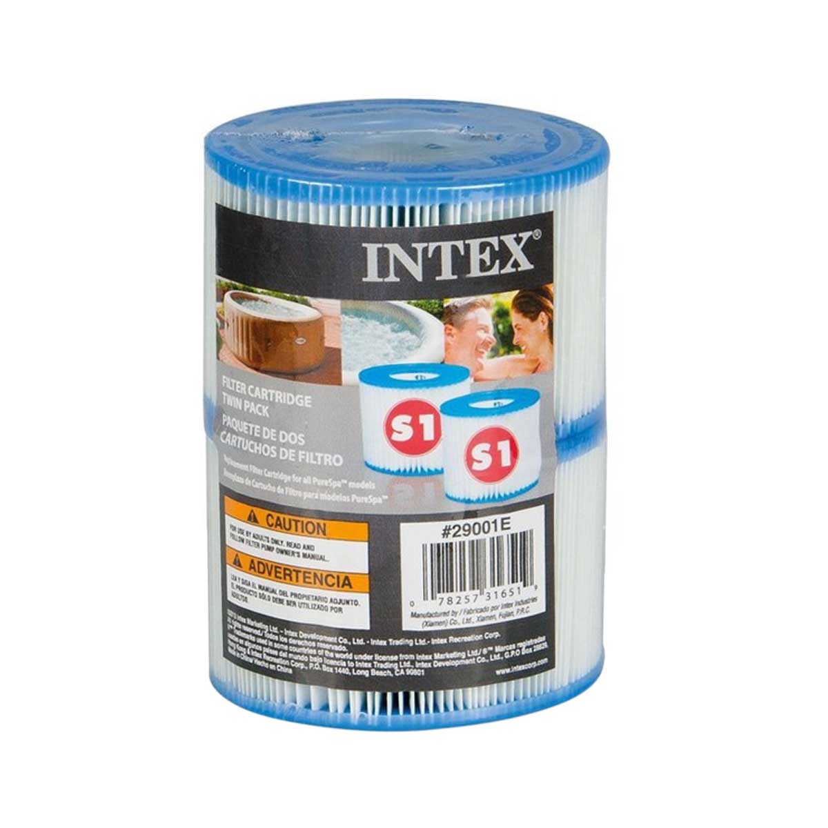 Foto 1 | Filtro Cartuchos Intex para Spa Alberca Inflable de Tipo S1 con 2 Piezas