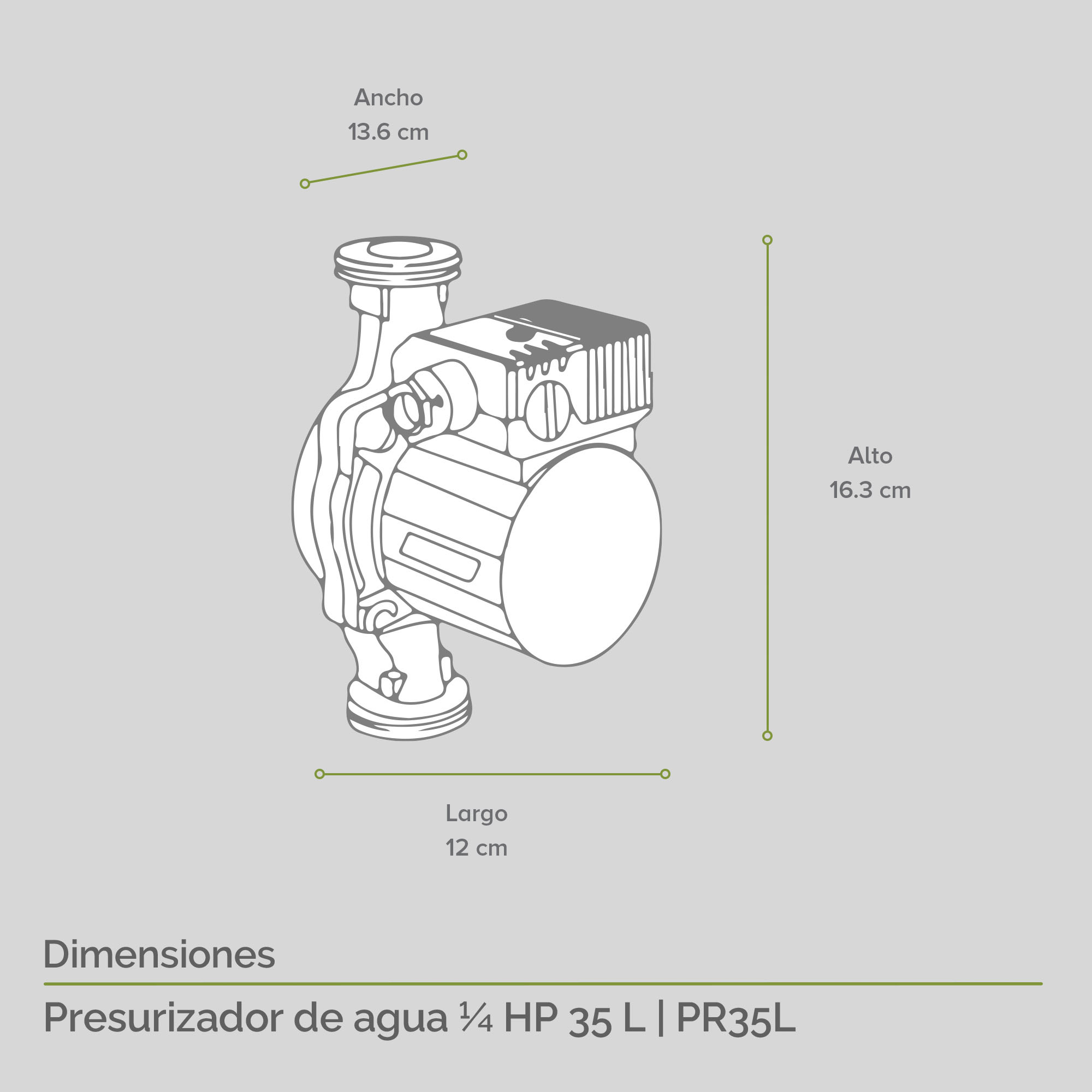 Foto 4 pulgar | Bomba Presurizadora de Agua Automática 1/4 Hp Avera Pr35l color Azul