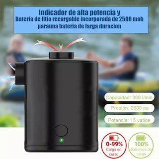 Foto 6 | Inflador Eléctrico para Colchón Inflable Eo Safe Imports Esi-8941 Negro