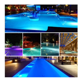 Foto 4 | Luces con Transformador Belug Azul con Control Remoto