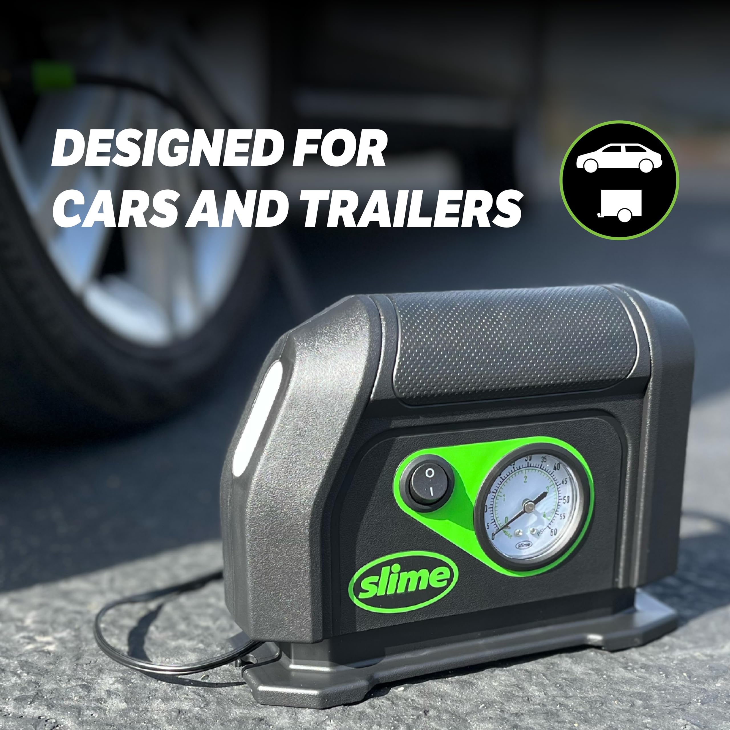 Foto 6 pulgar | Compresor De Aire Portátil Tire Inflator Slime 40050 De 12 V - Venta Internacional.