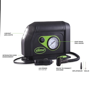 Foto 6 | Compresor De Aire Portátil Tire Inflator Slime 40050 De 12 V - Venta Internacional.